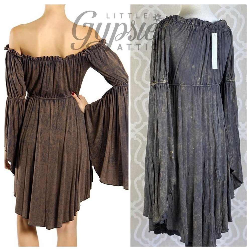 A'reve and' or Vogue Stone Washed Bleached Dress - Picture 3 of 13